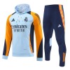 Sudadera De Entrenamiento Real Madrid Hoodie 2024-25 Azul - Hombre